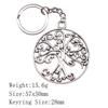 Birthday Gifts Men Keychain Tree Of Life Key Ring Biz Woman Chains