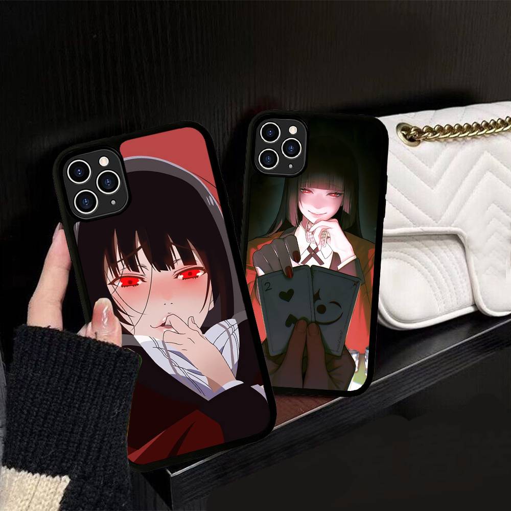 Чехол для телефона Kakegurui Jabami Yumeko Аниме Силикон PC+TPU Для Для IPhone 11 12 13 14 15 16 Plus Pro Max Чехол