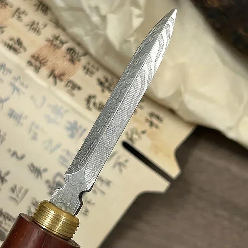 Китайский деревянный чайный нож игла чайная церемония аксессуары нож пуэр шу шэн сырой пуэр чайный брусок пуэр эр резак для кубиков чайный инструмент