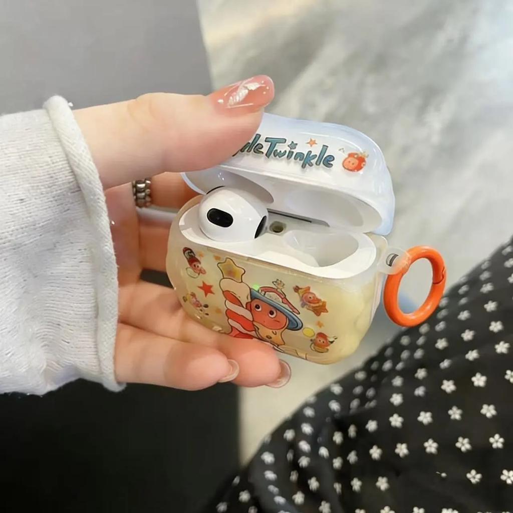 Fun cartoon star AirPods 1 protective case 1 applies to apple pro1 earphone case wireless bluetooth 1 trend