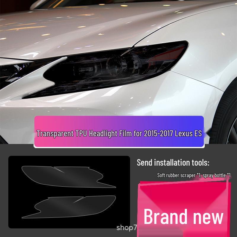 Lexus LX570 Headlight Film – Transparent Smoked Light-Control Protective Film