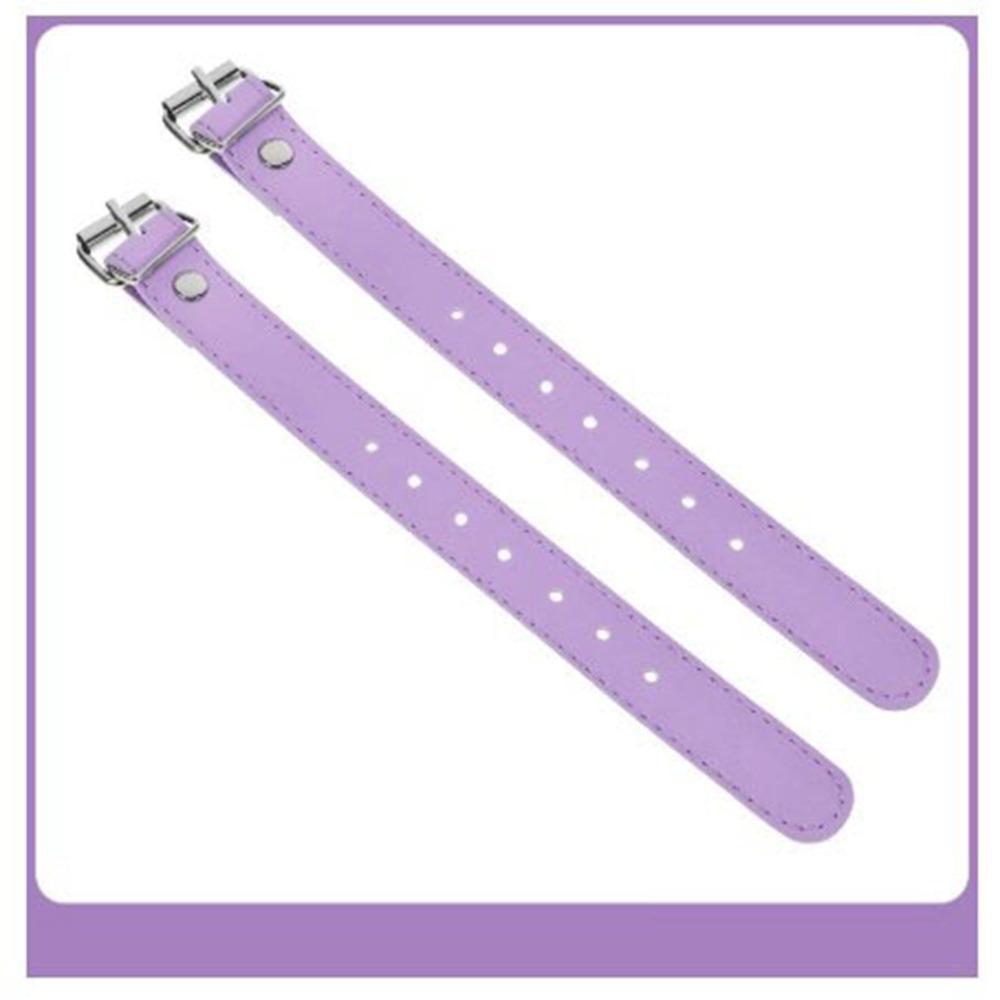 1pair Leather Cargo Rattan Baskets Replacement Children's Bicycle Buckle Belt  Hardware Accessories