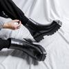 Мужские челси дизайнерская обувь сцена ночной клуб платье остроносые оригинальные кожаные ботинки красивые платформа до щиколотки боты мужчина