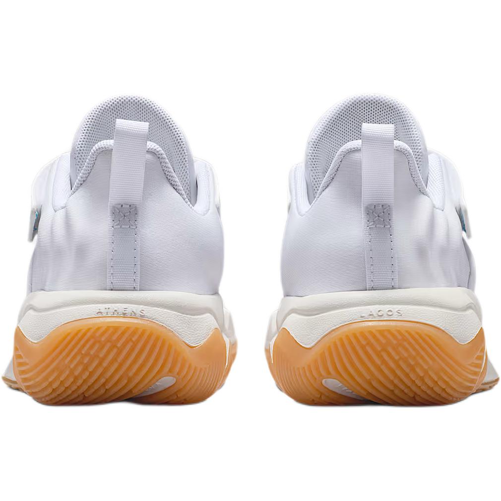 Nike Giannis Immortality 4 PS Белые Аквамариновый Синий Детские Кроссовки Командное Золото IH7665-100
