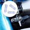 100Pcs Bike Brake Cable Cap Aluminum Brake Cable End Cap Shifter Inner Cable Tip End Protection Cover for Brake Derailleur Cable Cycling Accessories