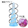 Dekori Anal Plug Anal Plug Anal Dildo with Suction Cup PVC Spiral Small Tip SM Anal Plug Anal Beads Concave and Convex Like Twine Anal Expansion Dildo