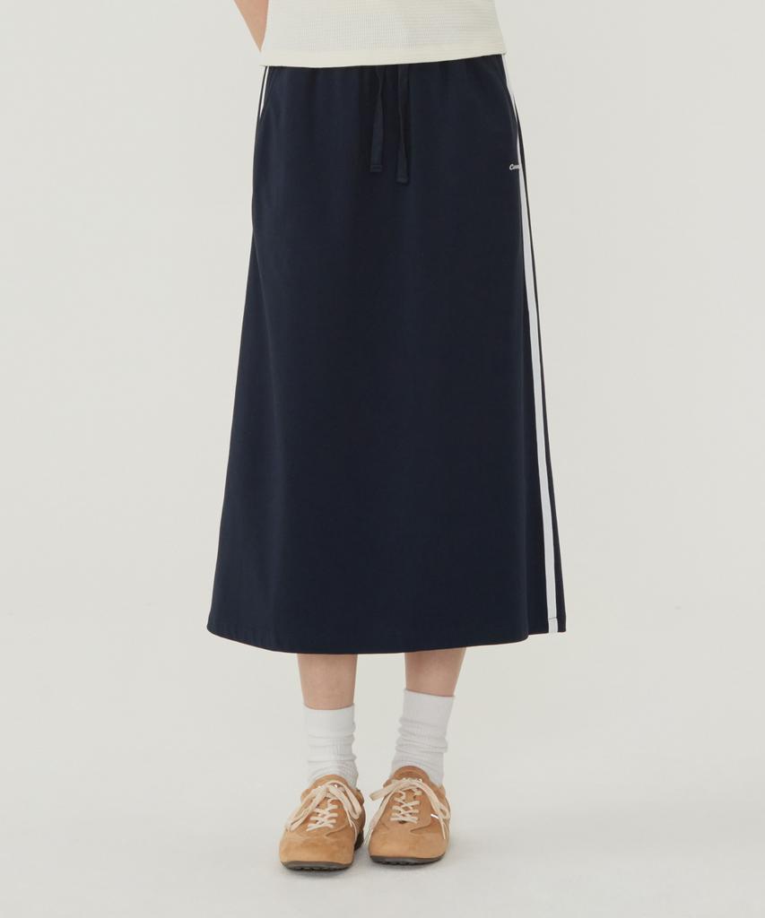 Covernat Woman Comfort Long Skirt Navy