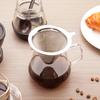 Reusable Coffee Filter Holder Versatile Double Layer Stainless Steel Coffee Tea Strainer Coffee Accessories Coffee Making Tool