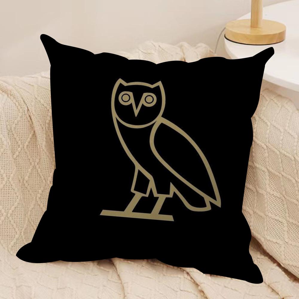 Роскошная наволочка DrakeO-O-OvO O-OWLS, шелковистый короткий плюш, двусторонняя печать, для дивана, для всех сезонов, декор для дома, подарок