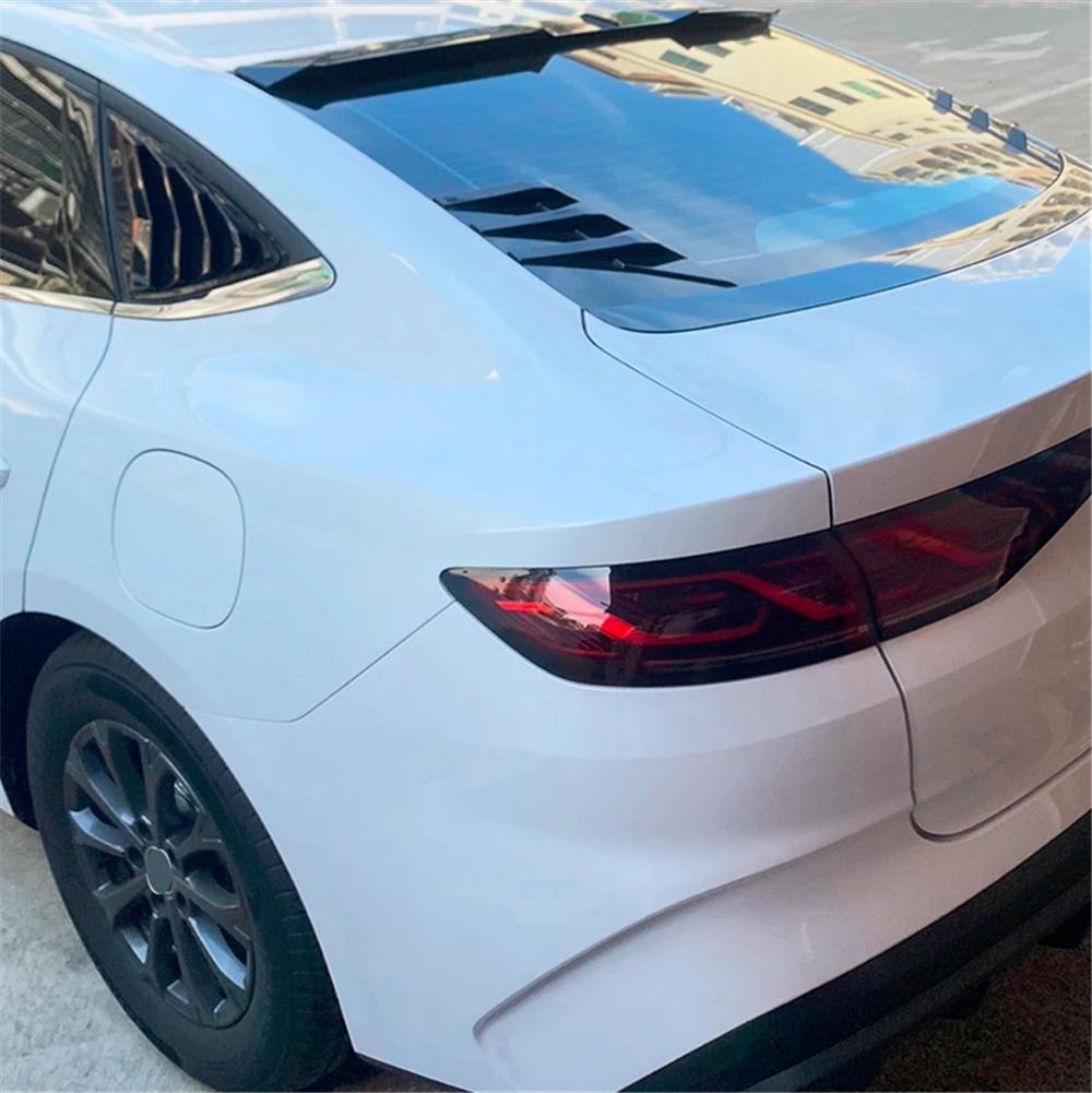 New 1 Pair Car Rear Windshield Decoration Stickers Side Spoiler Splitter Trim Black