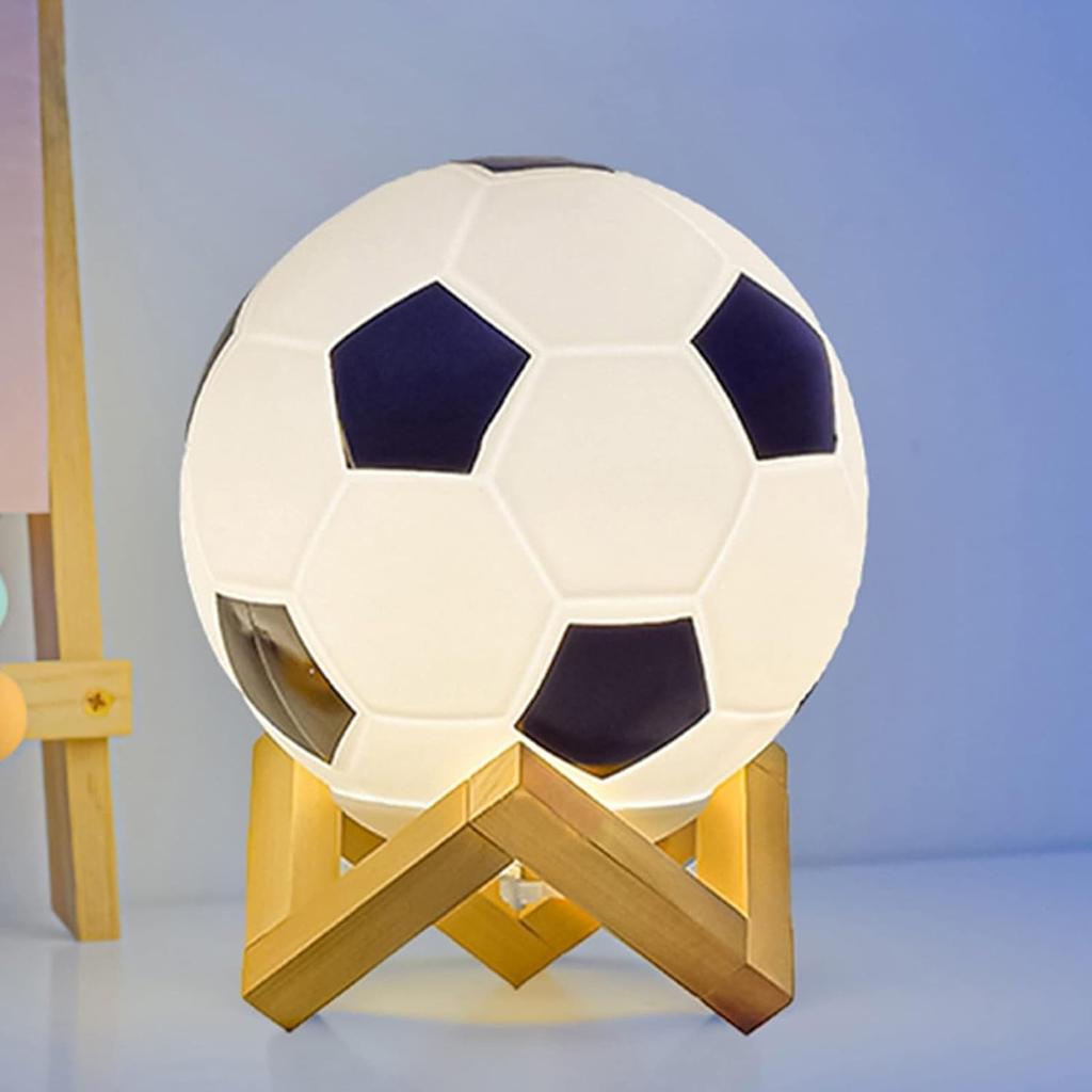 3D Футбольный Ночной Светильник Спальня Настольное Украшение Футбольная Лампа для Домашнего Декора
