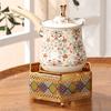 Long Wooden Handle Butter Melting Pot 550ml Milk Pot Coffee Utensil Turkish Coffee Pot  Kitchen