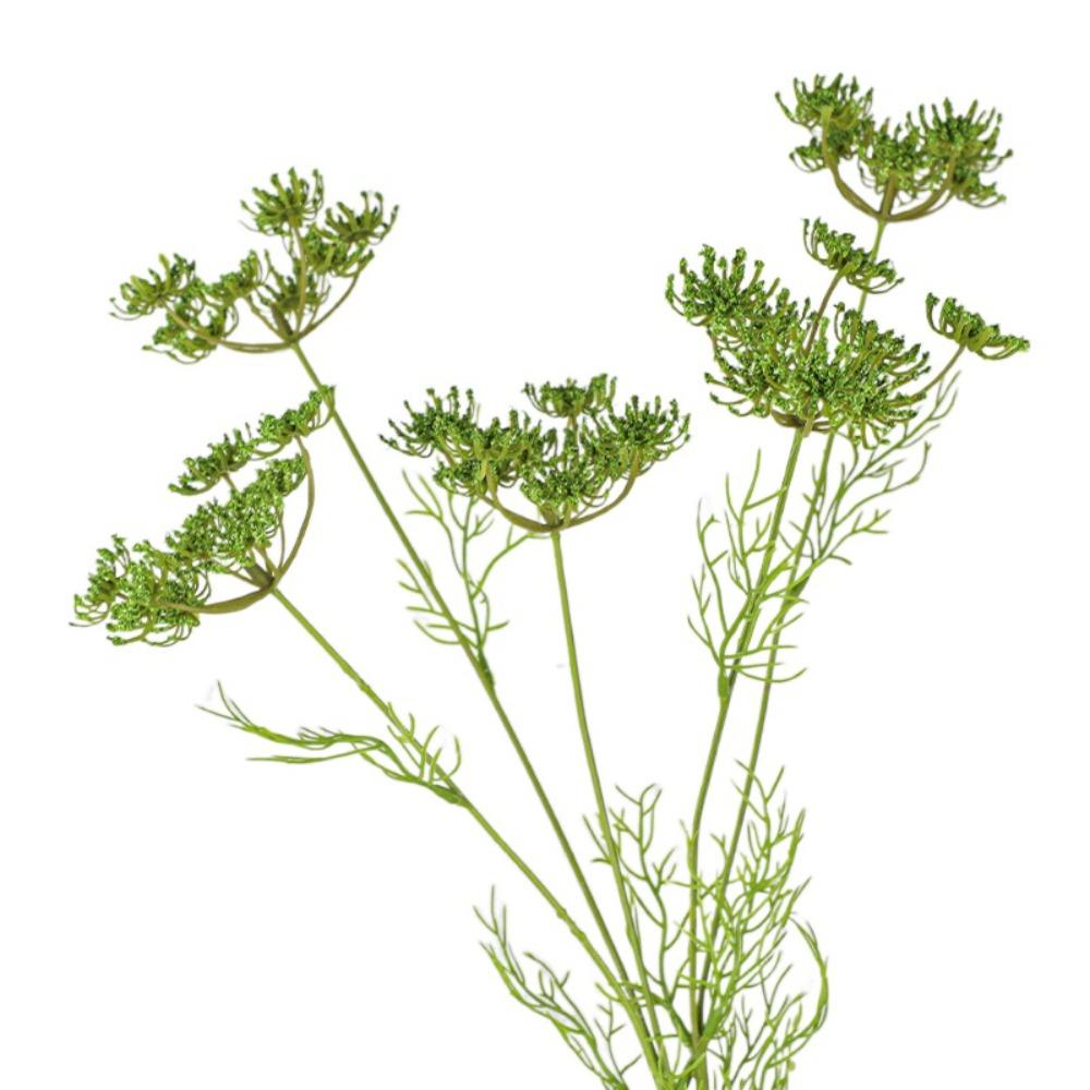 Beautiful Silk Fake Flowers 5 Head Simulated Green Plants Home Office Decor