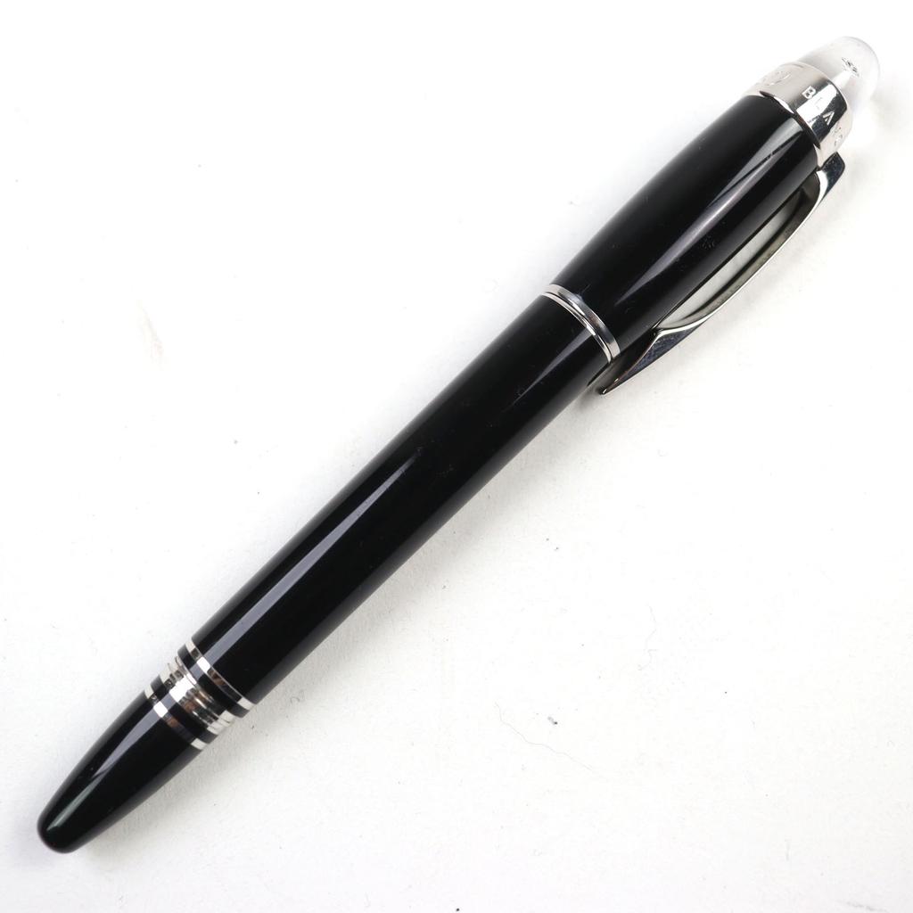 Very Good MONTBLANC fountain pen Starwalker 100th Anniversary 1P Diamond Logo Engraved 18K Used