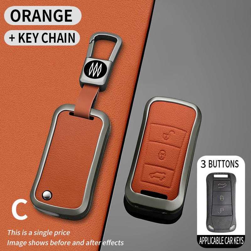 Совместимый комплект чехлов для ключей для складного пульта Porsche Cayenne 2006-2009 гг.