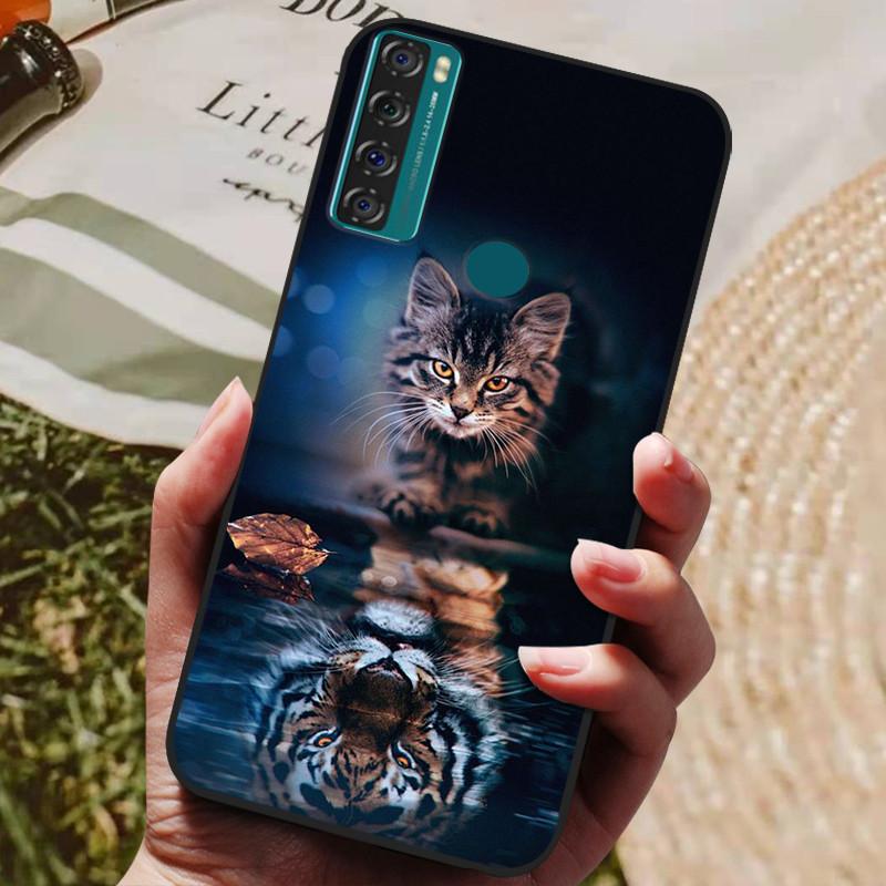 For TCL 20 SE Case Soft Silicone Phone Back Cover For TCL 20 SE TCL20SE TCL20 20SE Cases Coque for TCL 20SE Fundas bumper Shell