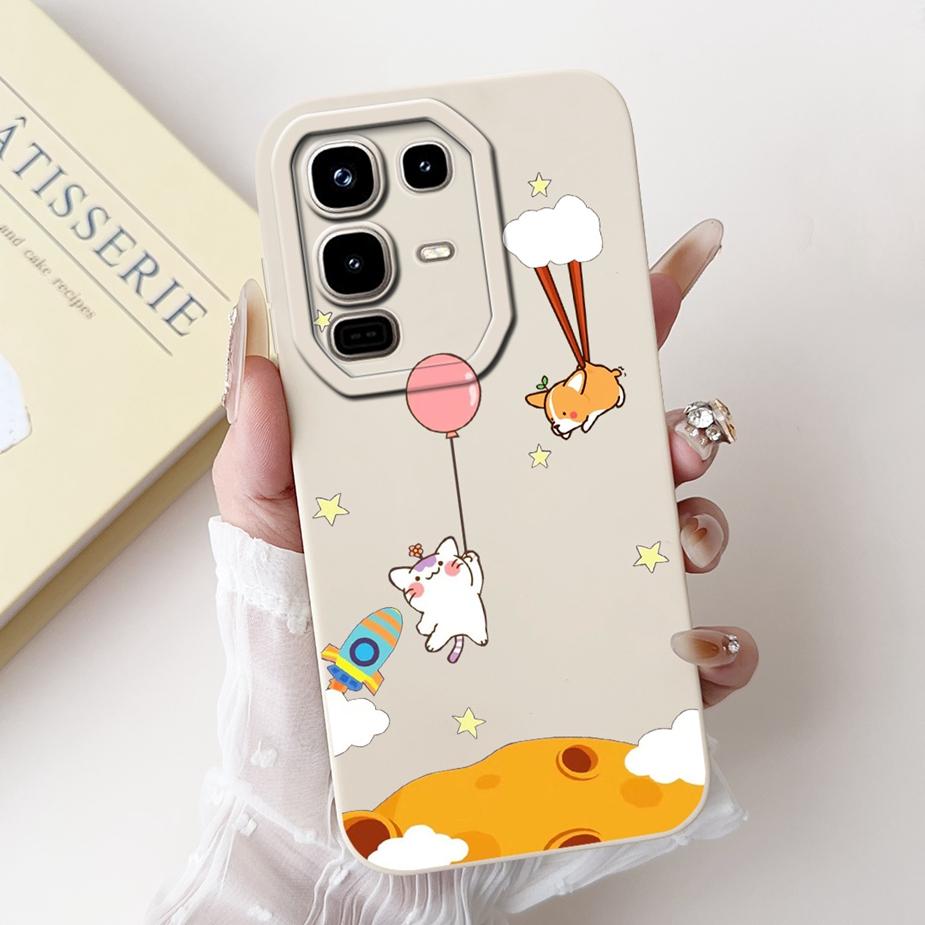 Чехол для Infinix Note 50 4G Note 50S X6870 Милый Кот Динозавр Мультяшная Обложка Мягкий Силиконовый Чехол Для Infinix Note 50 Pro Plus Корпус