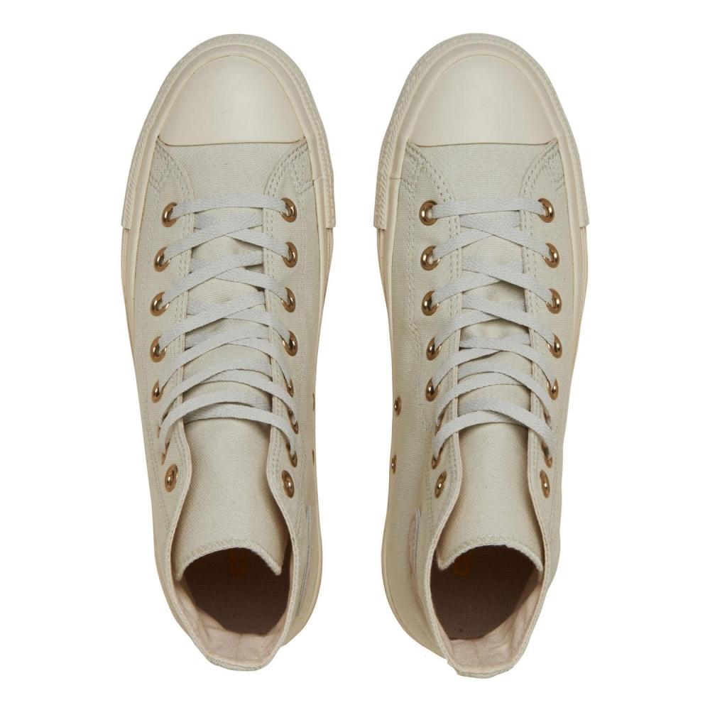 Converse All Star Золотой логотип нашивка Hi Misty Gray 31315771
