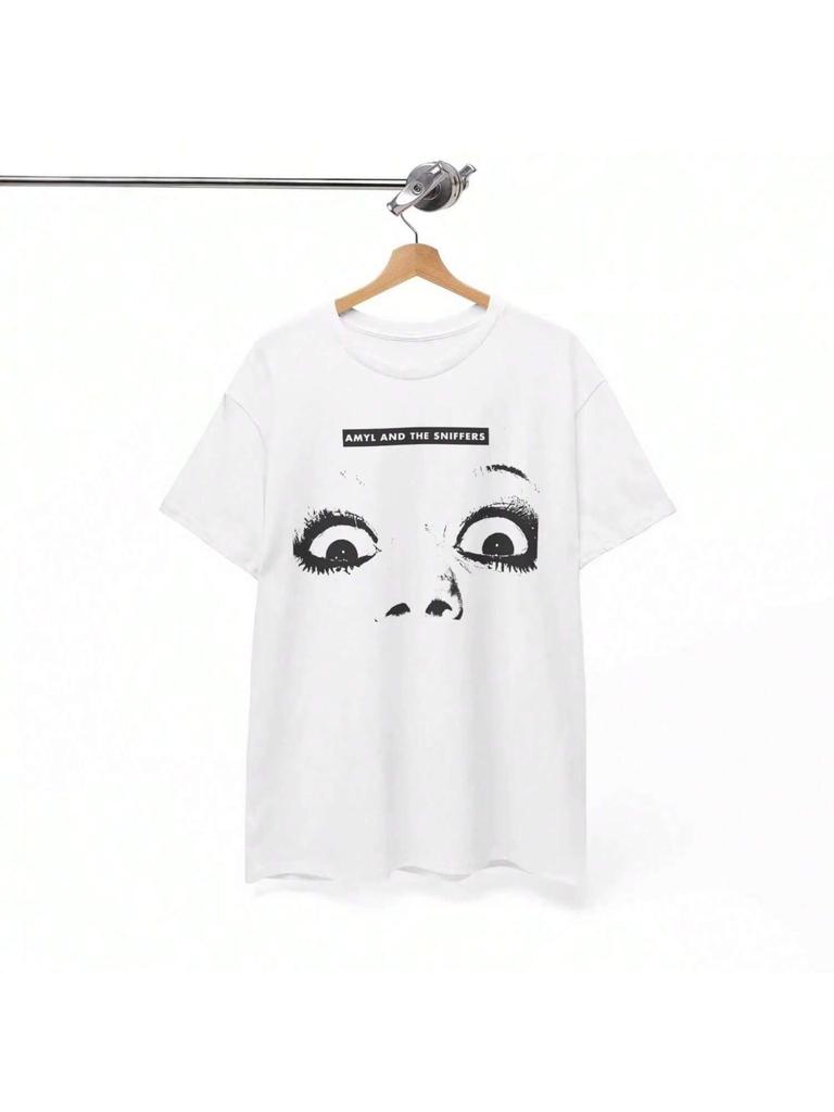 Amyl And The Sniffers Print T-Shirt Unisex T-Shirt Unisex Shirt Summer Casual Cotton Print T-Shirt Y2k Harajuku Women's Clothing