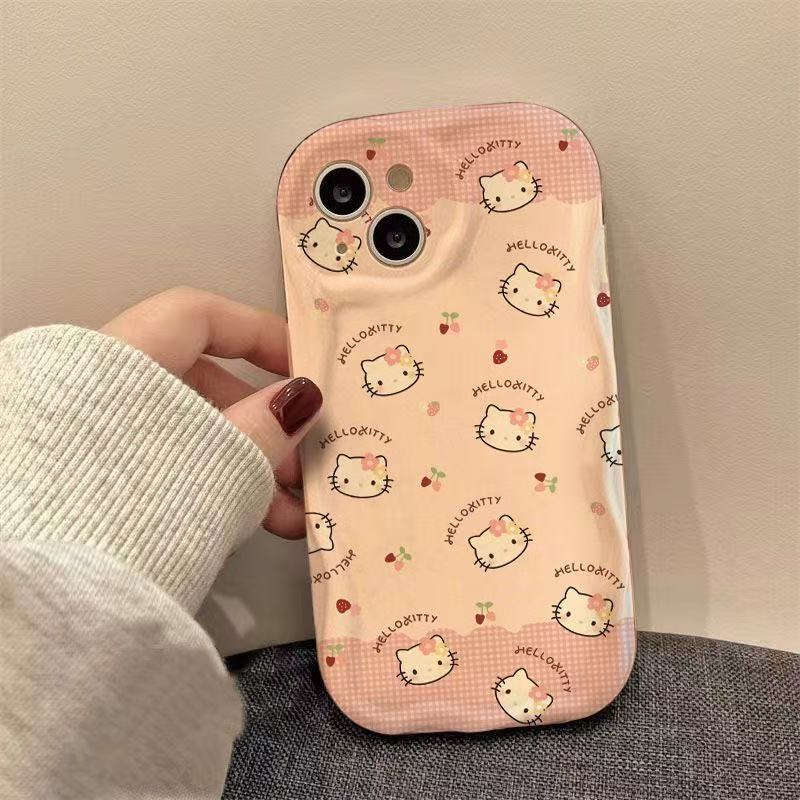 INS Kawaii Hello Kitty Casing For Xiaomi Redmi 15C 15 Note 15 Pro 14C 13C Note 14 13 12 Pro Plus A7 Pro 5G Trendy Phone Case
