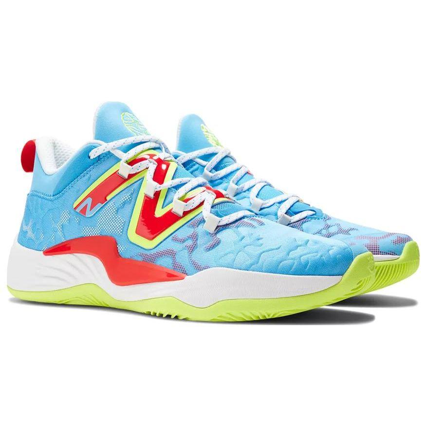 New Balance Two WXY V3 Summer Basketball Unisex Sneakers Blue Sky-Blue True-Red BB2WYCG3