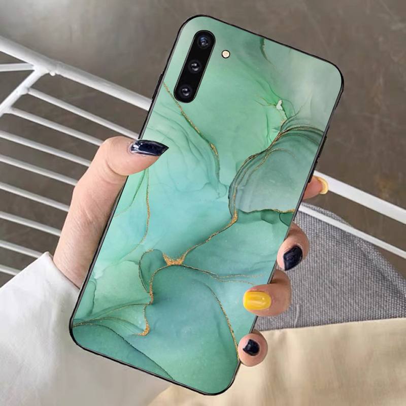 Модный чехол для телефона с мраморным рисунком для Samsung Note 5 7 8 9 10 20 pro plus lite ultra A21 12 72