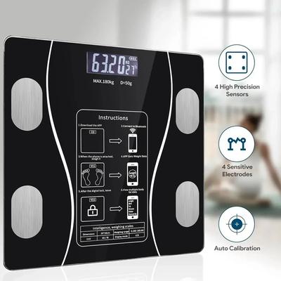 Приложение Body Fat Scale, Bluetooth Fat Scale, Интеллектуальная цифровая ванная комната, Беспроводные весы, USB-зарядка