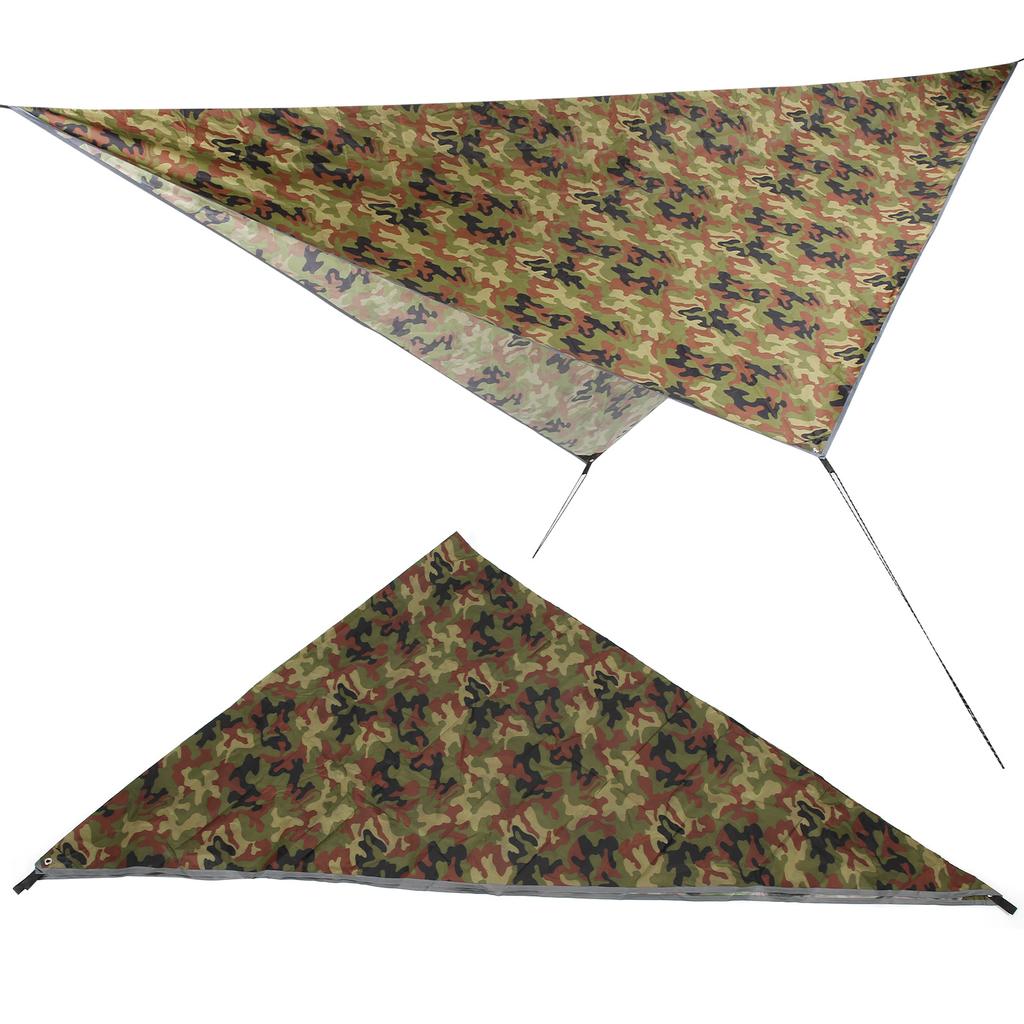 360x290cm Camping Cover Waterproof Multifunction Rhombus Canopy Beach Shade Cloth