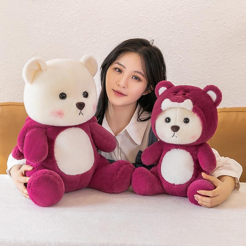 Cute Transforming Lena Bear Plush Toy For Kids Valentine's Day Gift
