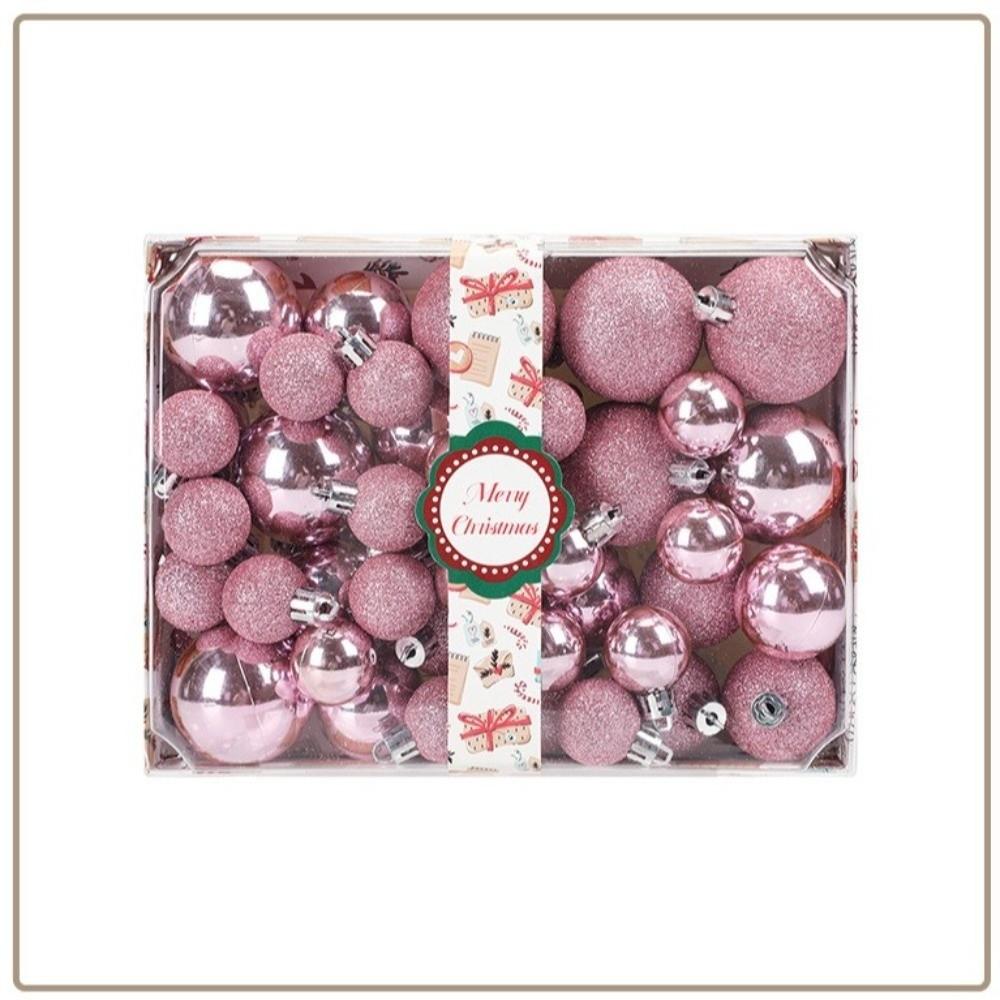 42 шт./набор Пластиковая подвеска на елку Рождественские безделушки Рождественский шар Рождественский набор шаров