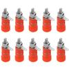 10 PCS Binding Posts Terminals 4mm Banana Plug Socket 4mm Terminal Connector for Amplifier Arduino