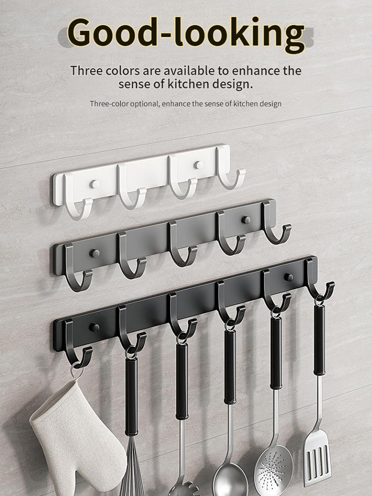 Дверь без перфорации, за крючком, для хранения, настенная вешалка для одежды, крючок для пальто, без сверла, вешалка для спальни, органайзер для хранения, кухонные принадлежности