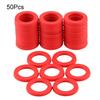 Силиконовые прокладки для шлангов Красный набор шайб Запчасти для ремонта кранов Уплотнительные кольца для садового шланга 3/4 дюйма и уличного водяного крана Легкий ремонт протечек