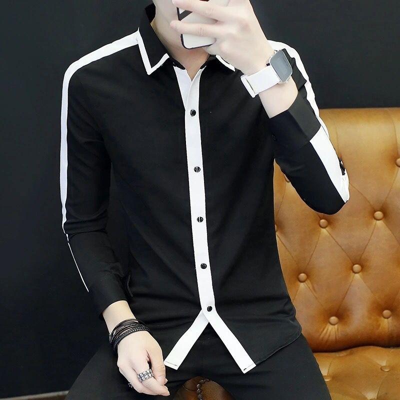 Men S Short Sleeve Striped Loose Fit Casual Shirt For Young Men