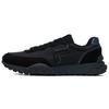 Pacer Fabric Synthetic Leather Comfortable Low-Top Lifestyle Sneakers Men Sneakers Black F12M124154FBK