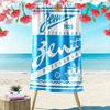 Пляжное полотенце Zenit Print, Большое мягкое быстросохнущее полотенце для пляжа, кемпинга, плавания