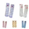 Cute Eyes Plush Dot Socks Soft Thicken Warm Socks Ins Mink Fur Socks  Girls