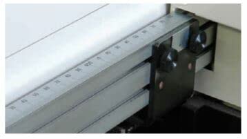 Shinwa Sokutei Машинная шкала, верхняя левая базовая точка, шкала без отверстия 150 мм 14129