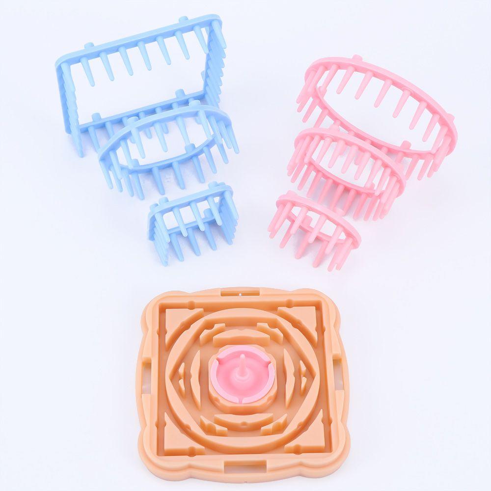 Цветочное вязание Loom Knit Узор для вязания ромашек Игла для пряжи из шерсти Домашнее рукоделие