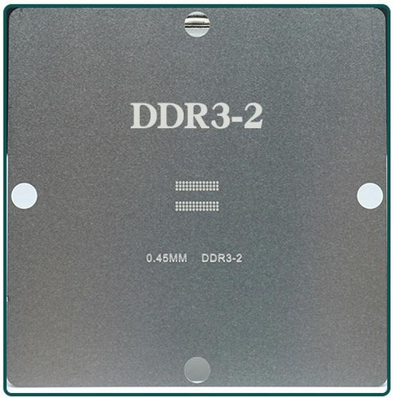 BGA Memory Steel Stencil Set: 90x90 Solder Paste for DDR2, DDR2-4, DDR3, DDR5 Graphics Memory (12/14 Pieces)