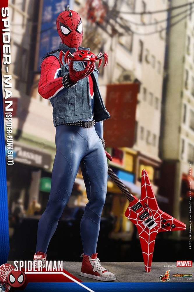 Hot Toys Scale Figure Suit Version Marvel's Spider-Man 1/6 Spider-Punk