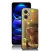 Cute Cartoon Capybara Black Silicone Phone Case For Xiaomi Redmi Note 10 11 11S 12 13 4G 8 9 11T Pro 5G Plus 8T 9S 10S 12S