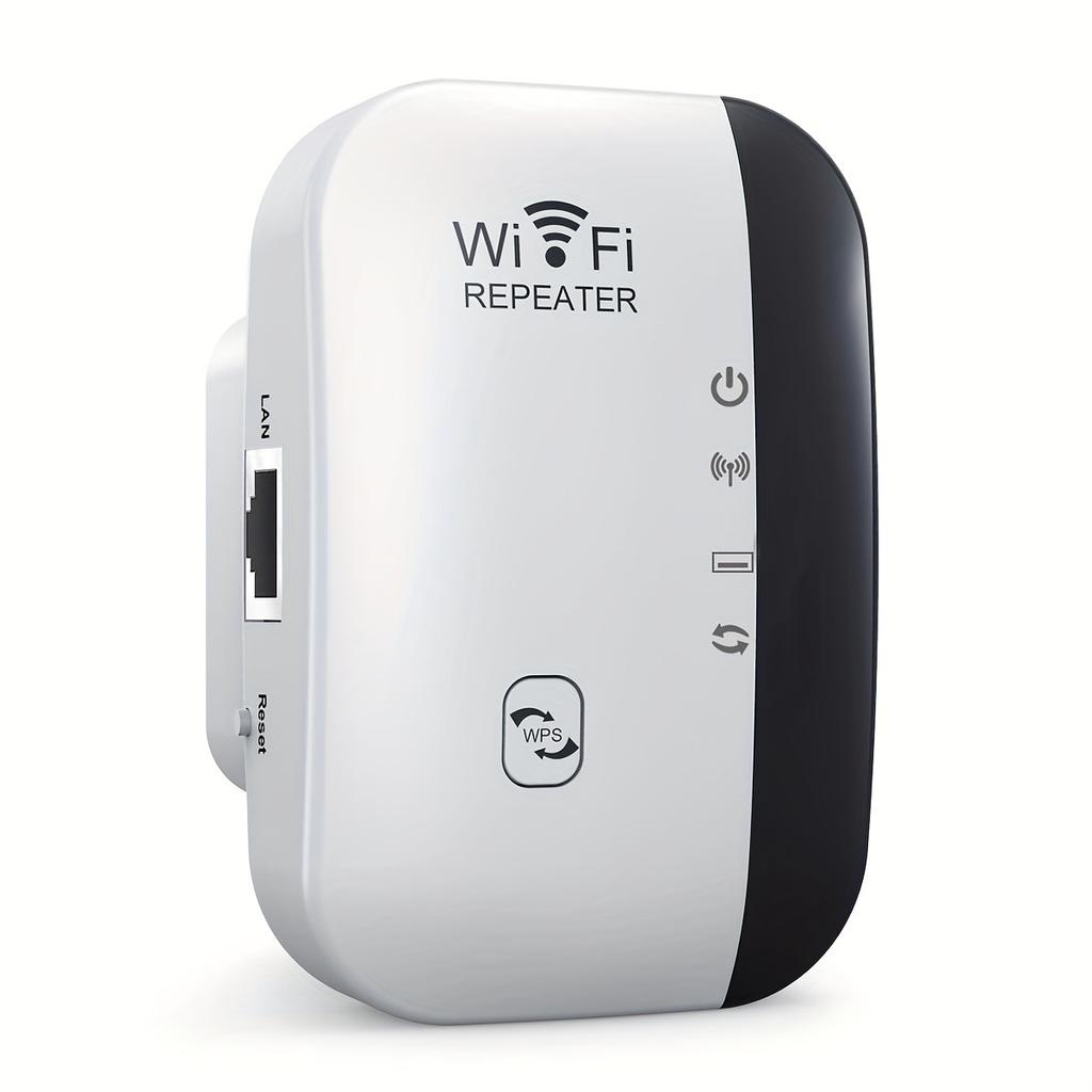 WiFi Range Extender, Wireless Network Repeater for Home and Office Use, Boost Your WiFi Signal Up To 300Mbps-Long Range Wireless Repeater Access Point