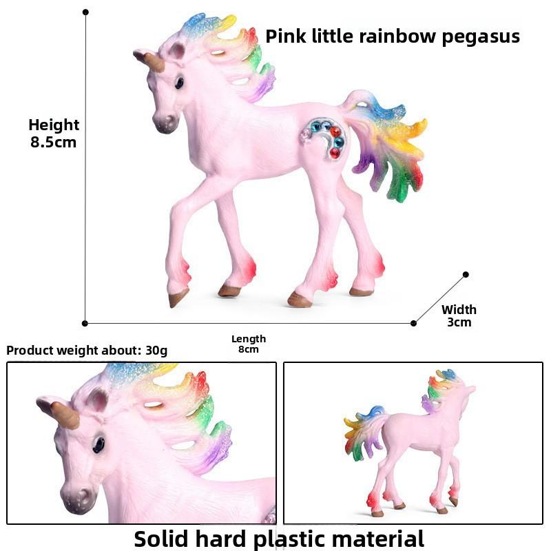 Unicorn Model Miniature Toy For Kids Creative Play And Educational Therapy