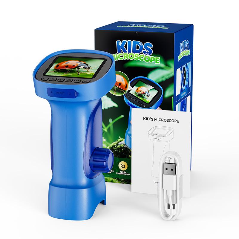 High-Definition Portable Children's Microscope for Outdoor Science Experiments, Model 395