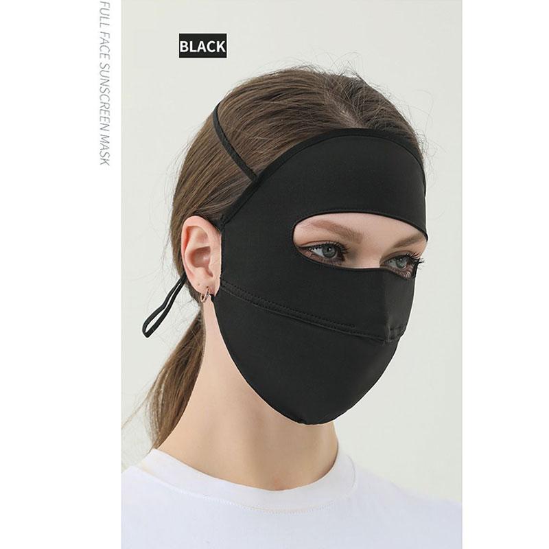 Простая защитная маска для всего лица Soilid от ультрафиолета, дышащая, мягкая, эластичная, хорошо висячая маска для ушей