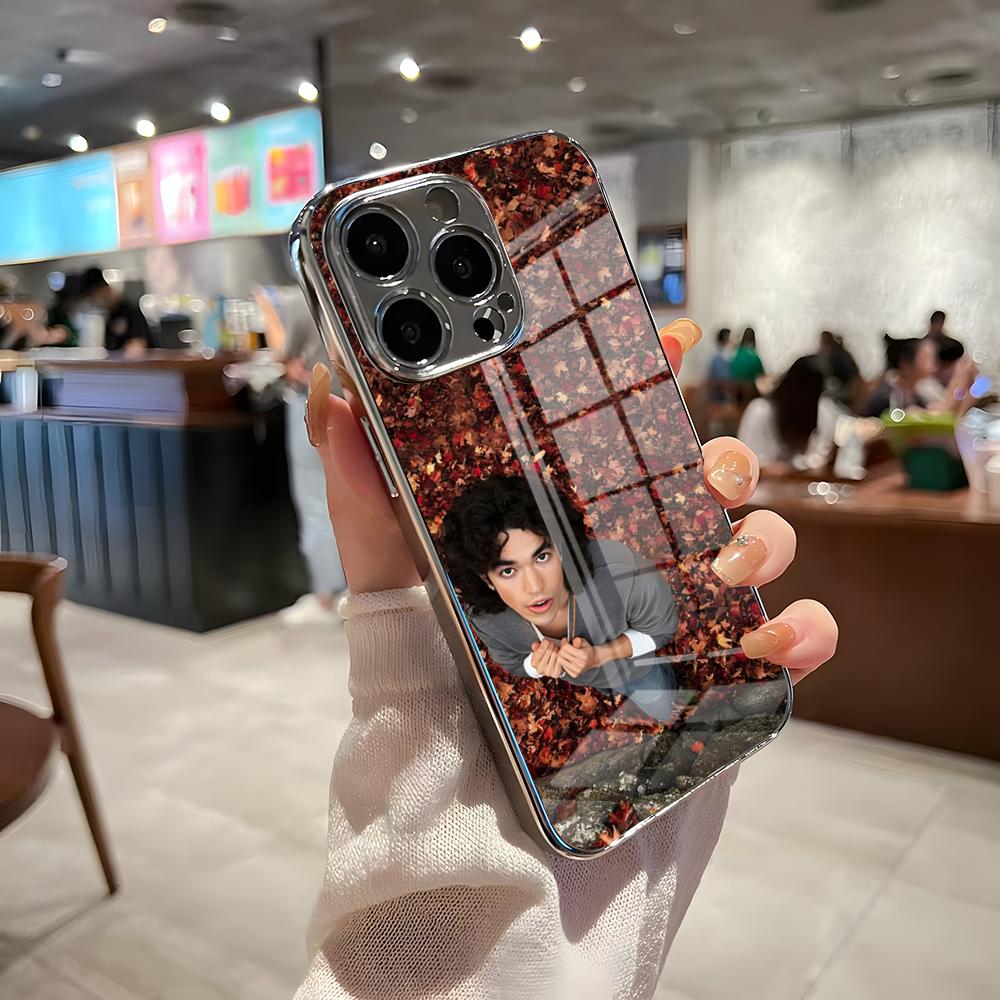 Чехол для телефона Conan Gray Wishbone для iPhone 17 Pro Max 15 Pro 16 14 Plus 12 13 Mini 11 Pro Ударопрочный Электроplated Стеклянная крышка