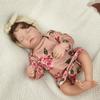 Reborn Bebe Levi Newborn Dolls Sleeping Baby Handmade Painted Lifelike 3D Skin with Visible Veins Doll Toy