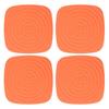 4pcs Chicken Nest Mat Washable Chicken Nesting Pads Nesting Box Pads for Laying Eggs Orange