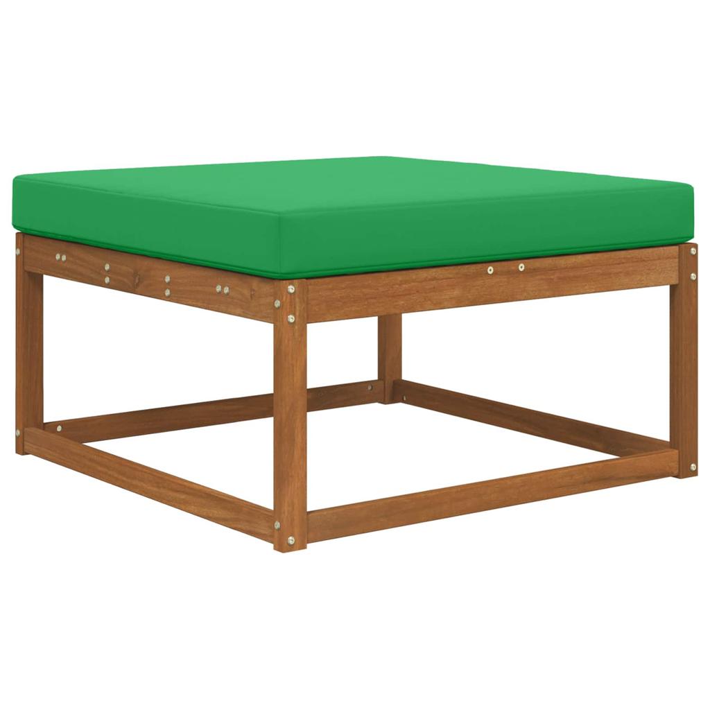 Outdoor Sofa Cushion Green 80 x 80 x 8 cm Polyester